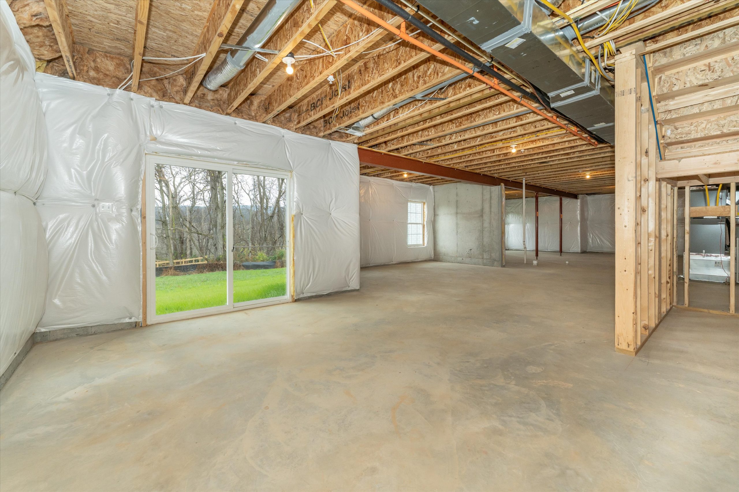 Radford IV basement New Home by Ryan Legacy Builders, Frederick & Myersville MD
