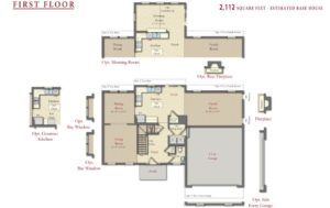 The Avalon first floor plan by Ryan Legacy Builders